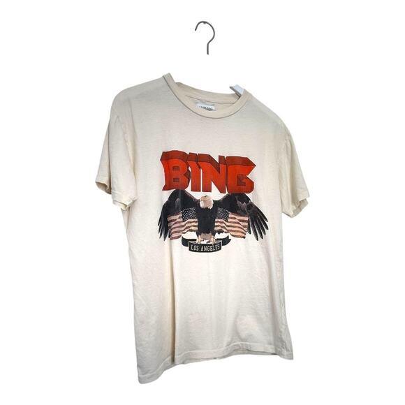Anine Bing Bing Eagle Los Angeles Graphic Tee Size Large - Picture 2 of 8